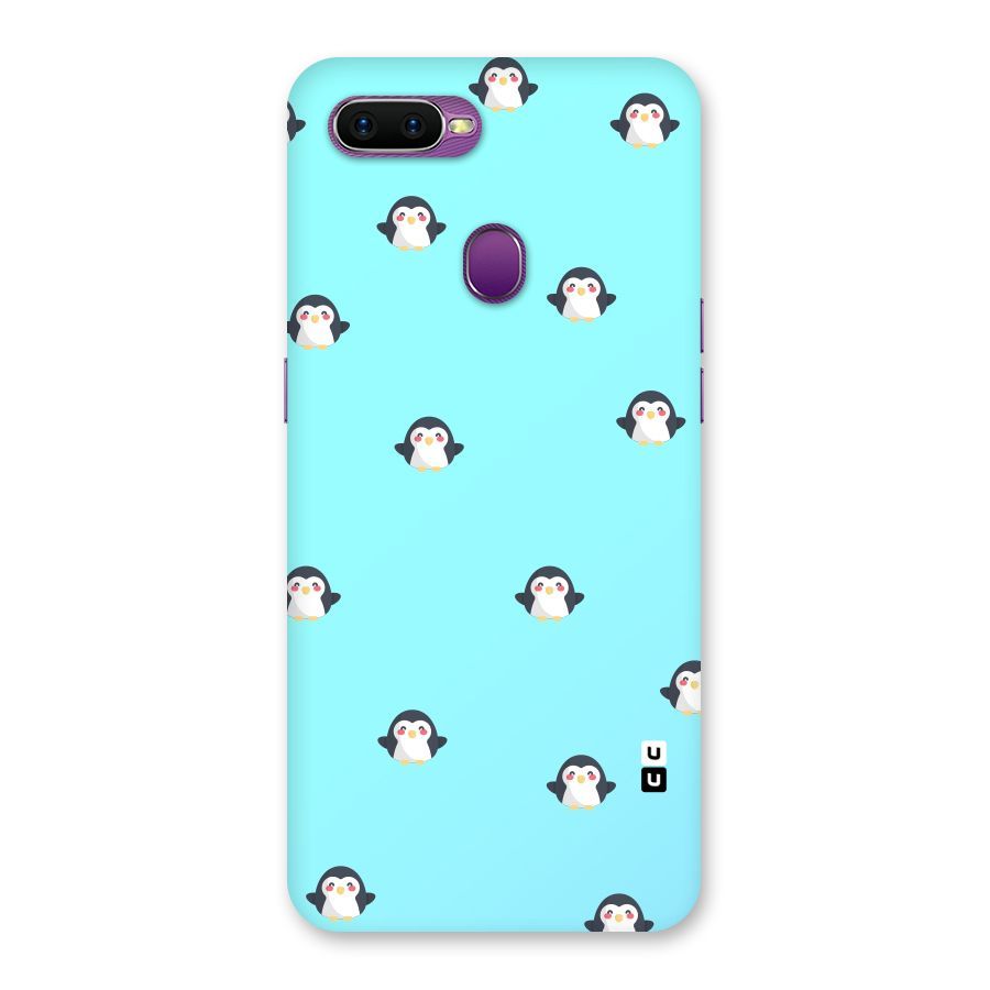 Penguins Pattern Print Back Case for Oppo F9
