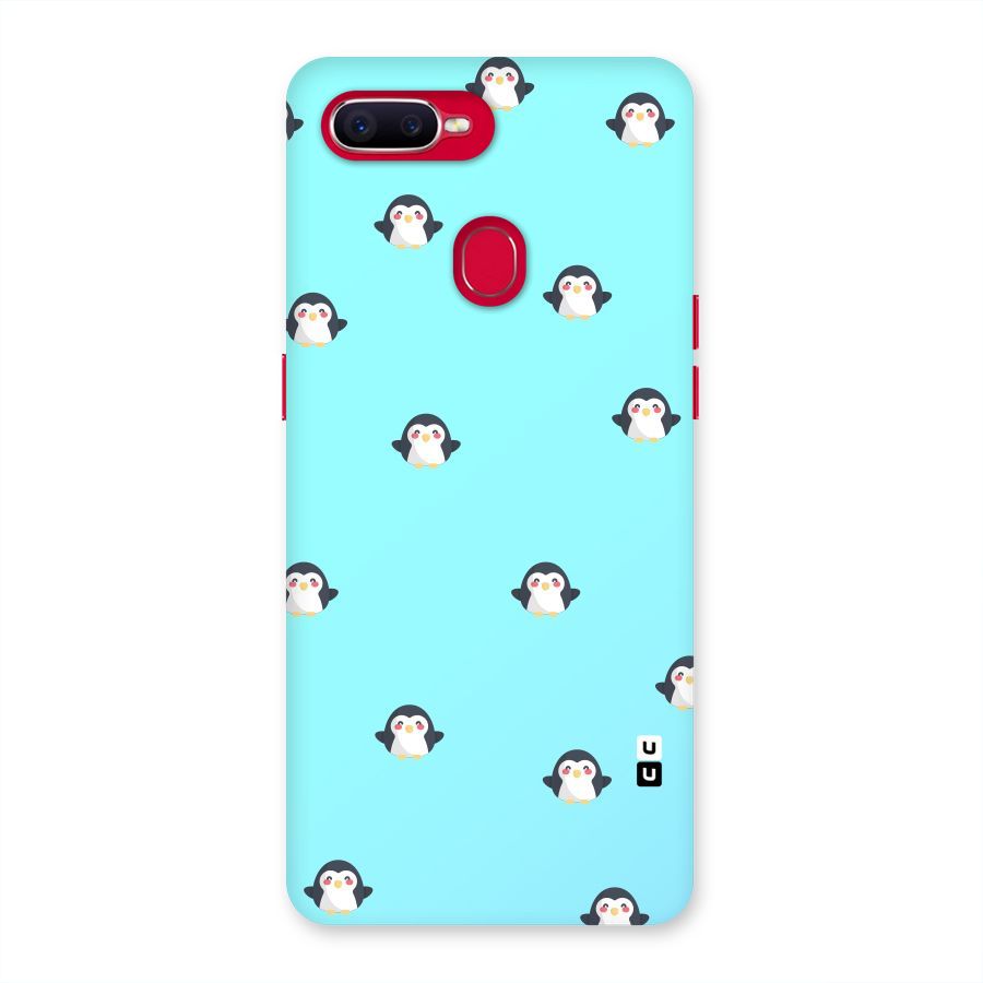 Penguins Pattern Print Back Case for Oppo F9 Pro