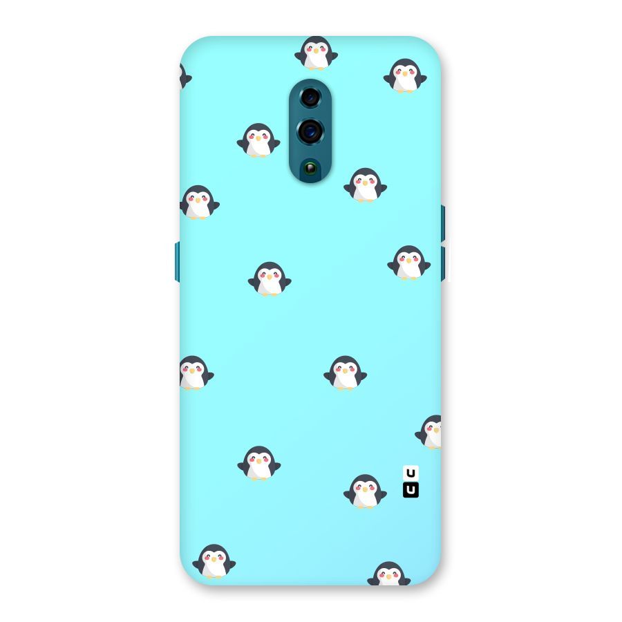 Penguins Pattern Print Back Case for Oppo Reno