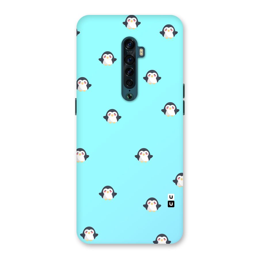 Penguins Pattern Print Back Case for Oppo Reno2