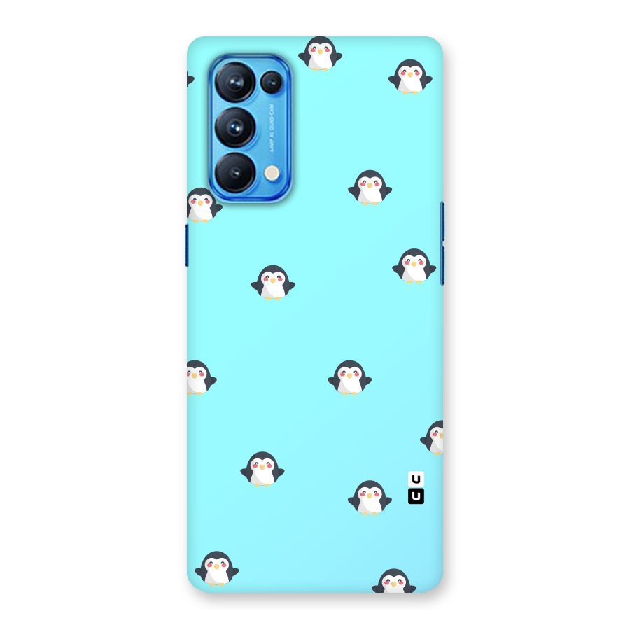 Penguins Pattern Print Back Case for Oppo Reno5 Pro 5G