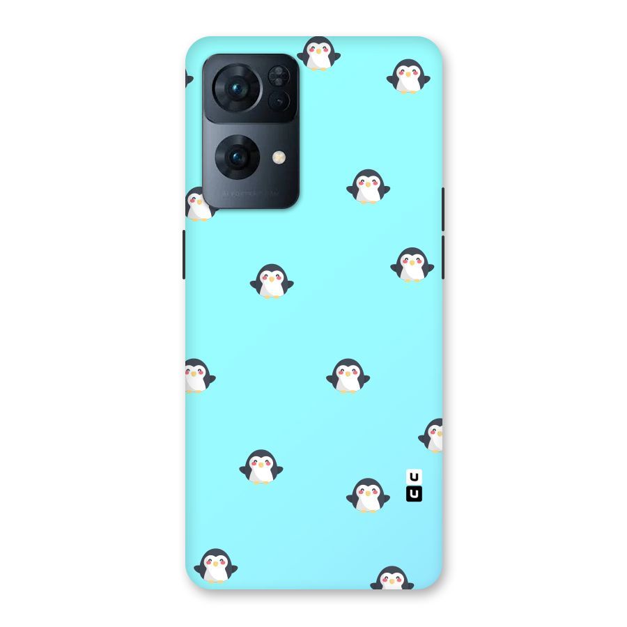 Penguins Pattern Print Back Case for Oppo Reno7 Pro 5G