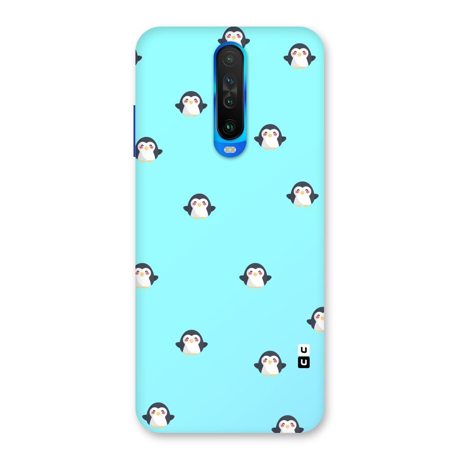 Penguins Pattern Print Back Case for Poco X2