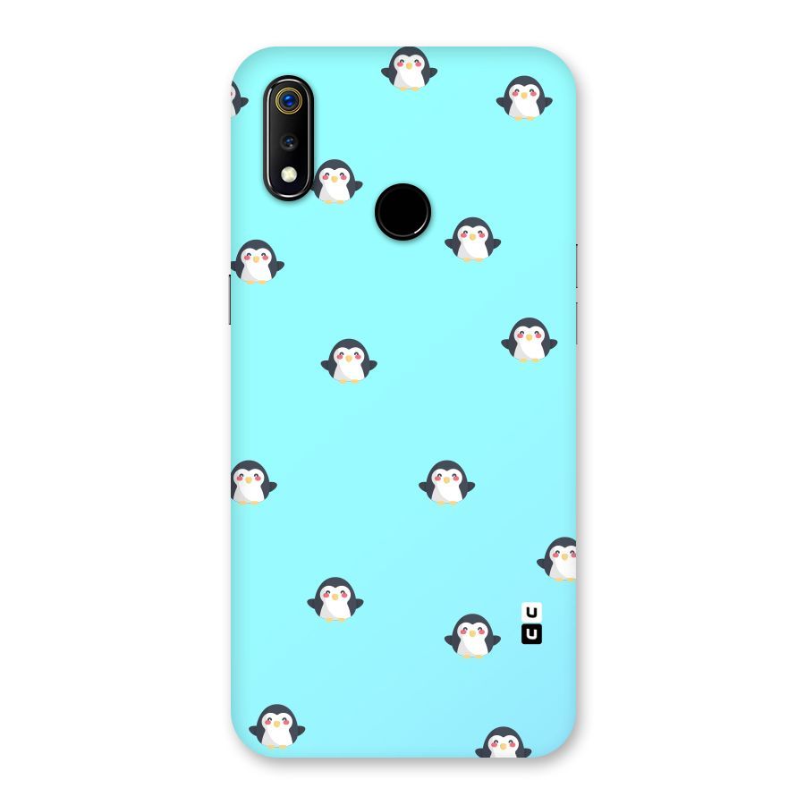 Penguins Pattern Print Back Case for Realme 3