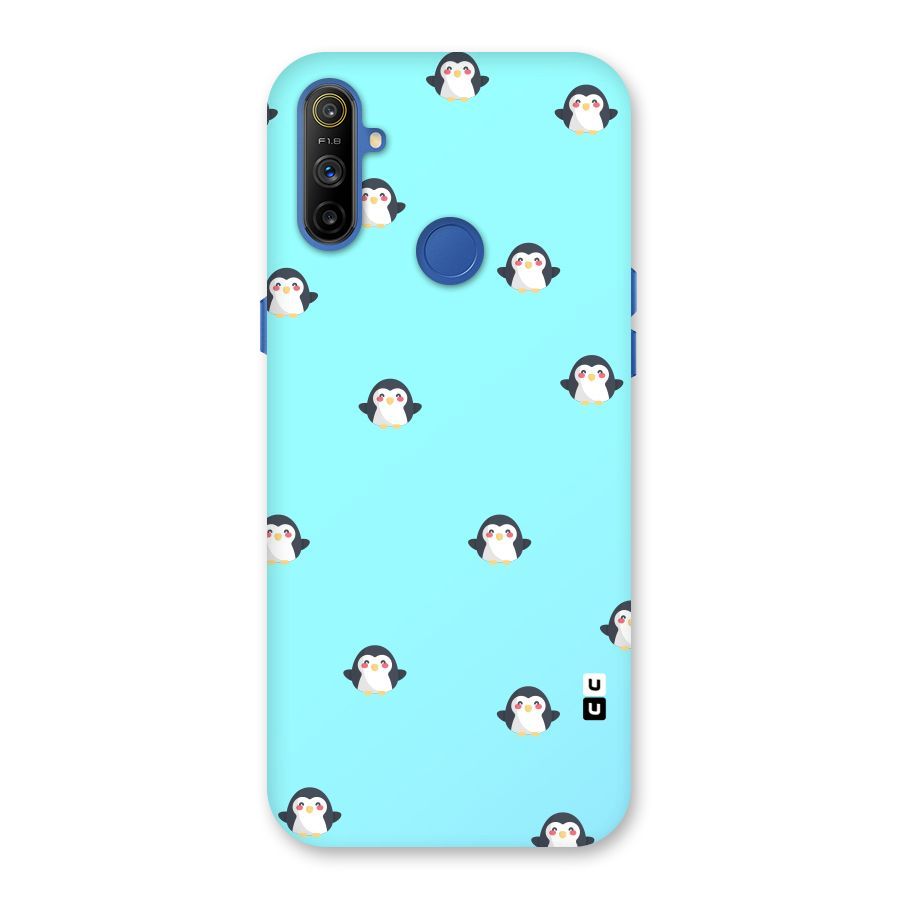 Penguins Pattern Print Back Case for Realme Narzo 10A