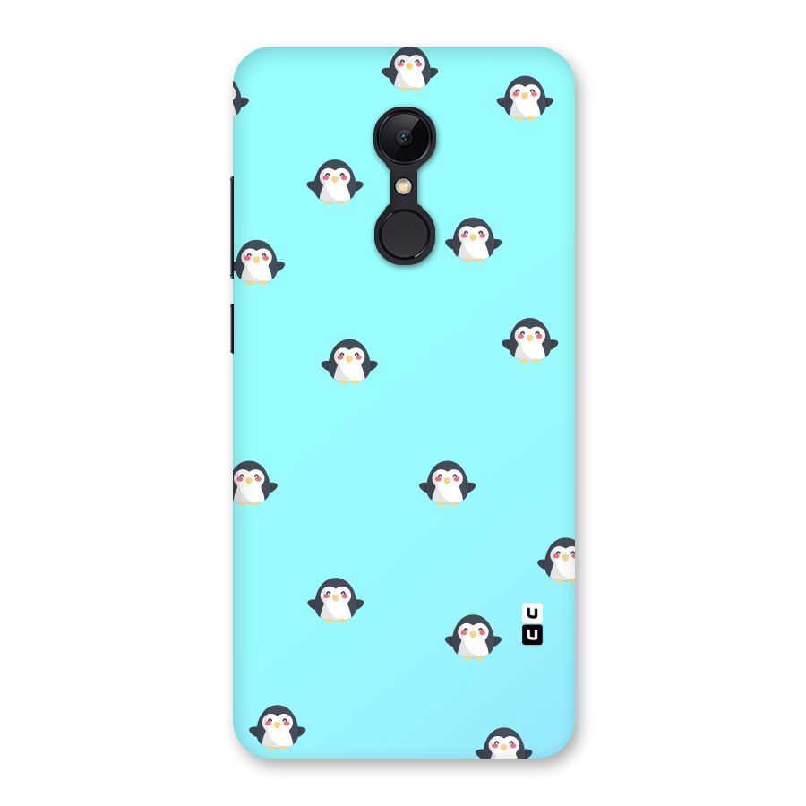 Penguins Pattern Print Back Case for Redmi 5