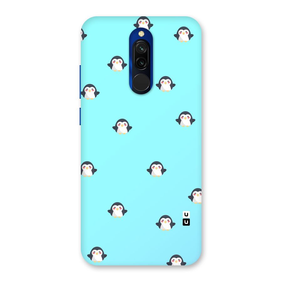 Penguins Pattern Print Back Case for Redmi 8