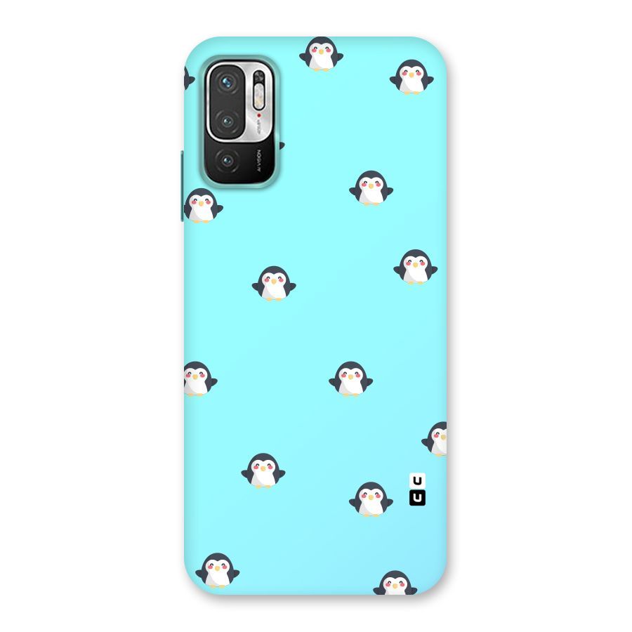 Penguins Pattern Print Back Case for Redmi Note 10T 5G