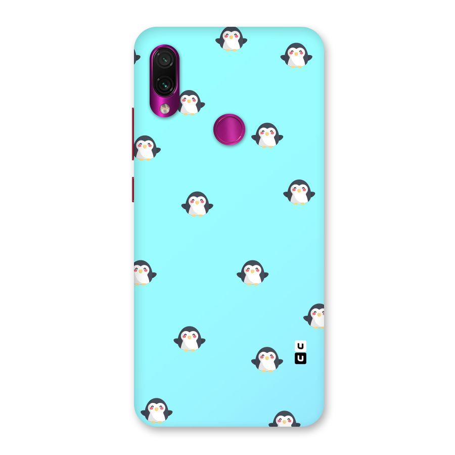 Penguins Pattern Print Back Case for Redmi Note 7 Pro
