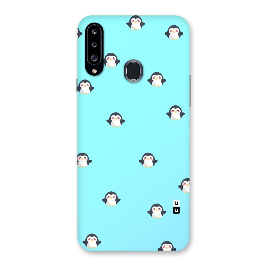 Penguins Pattern Print Back Case for Samsung Galaxy A20s
