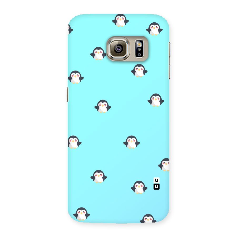 Penguins Pattern Print Back Case for Samsung Galaxy S6 Edge