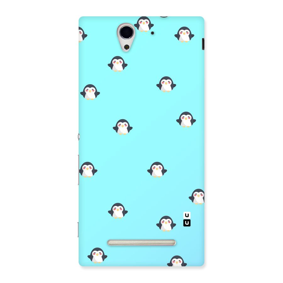 Penguins Pattern Print Back Case for Sony Xperia C3