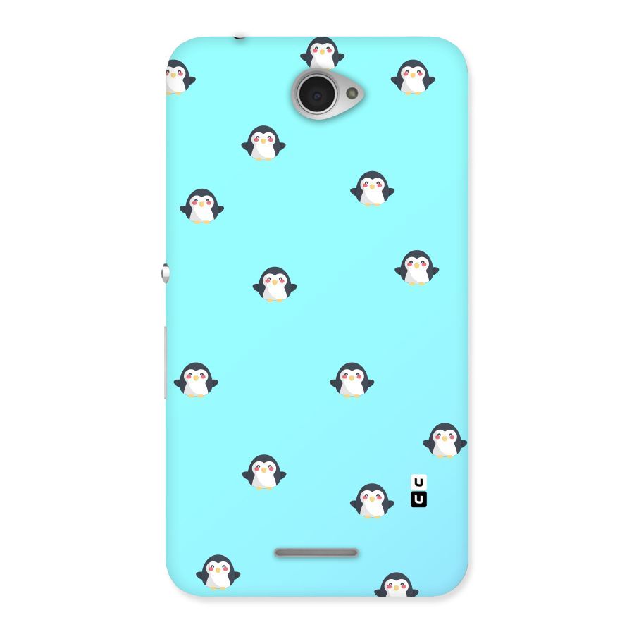 Penguins Pattern Print Back Case for Sony Xperia E4