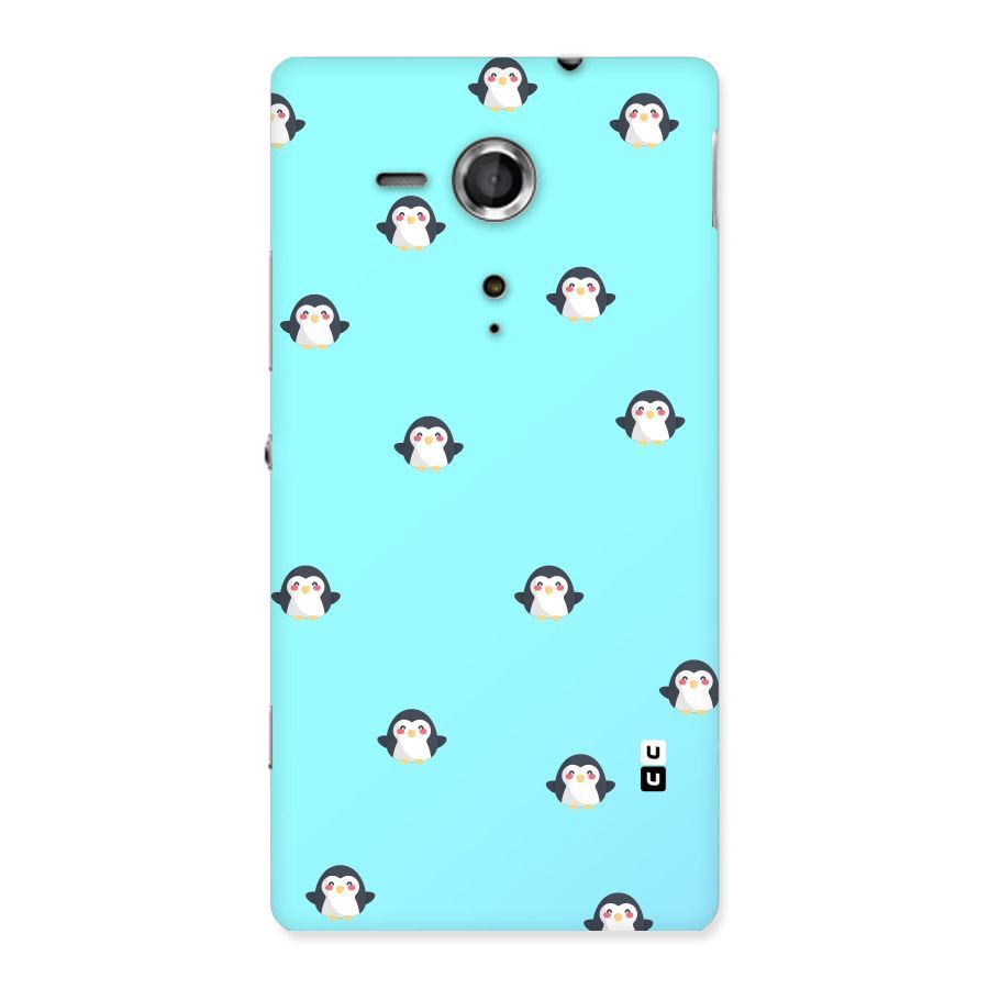 Penguins Pattern Print Back Case for Sony Xperia SP