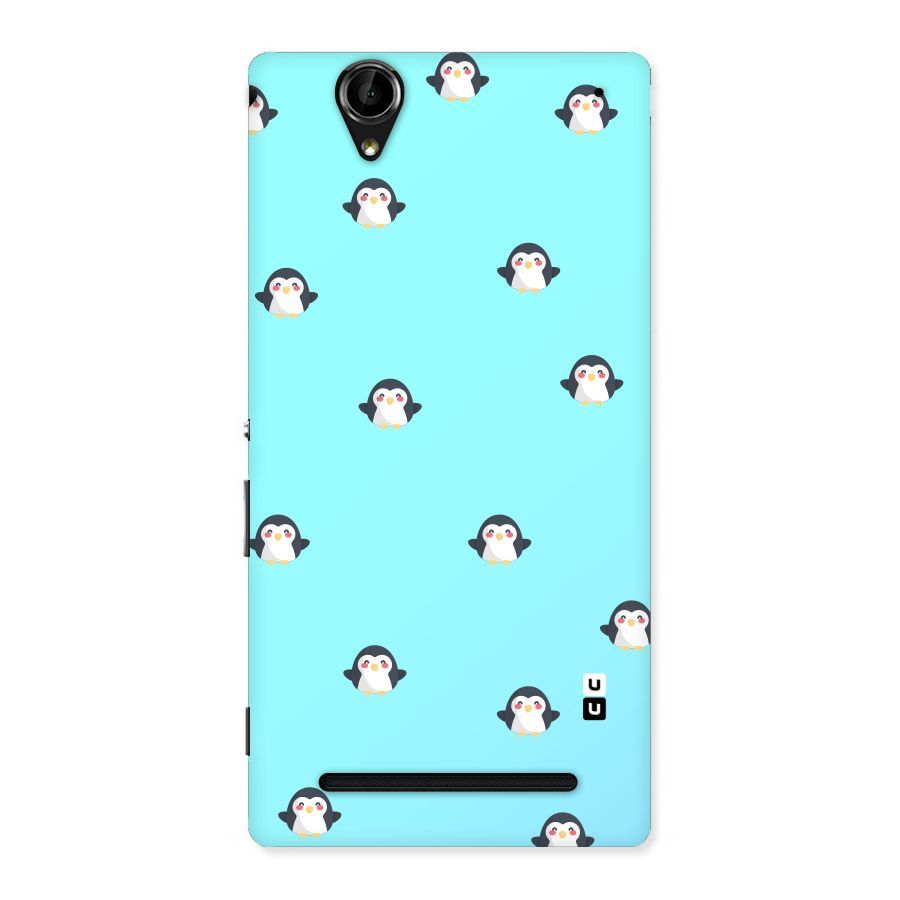 Penguins Pattern Print Back Case for Sony Xperia T2