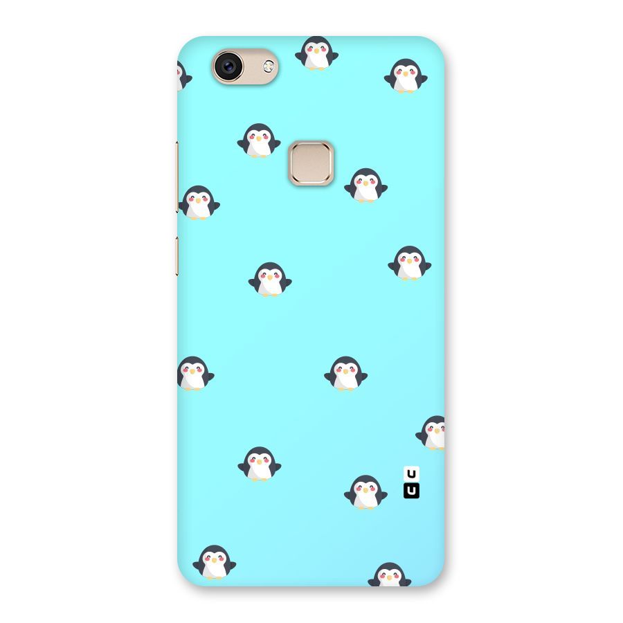 Penguins Pattern Print Back Case for Vivo V7