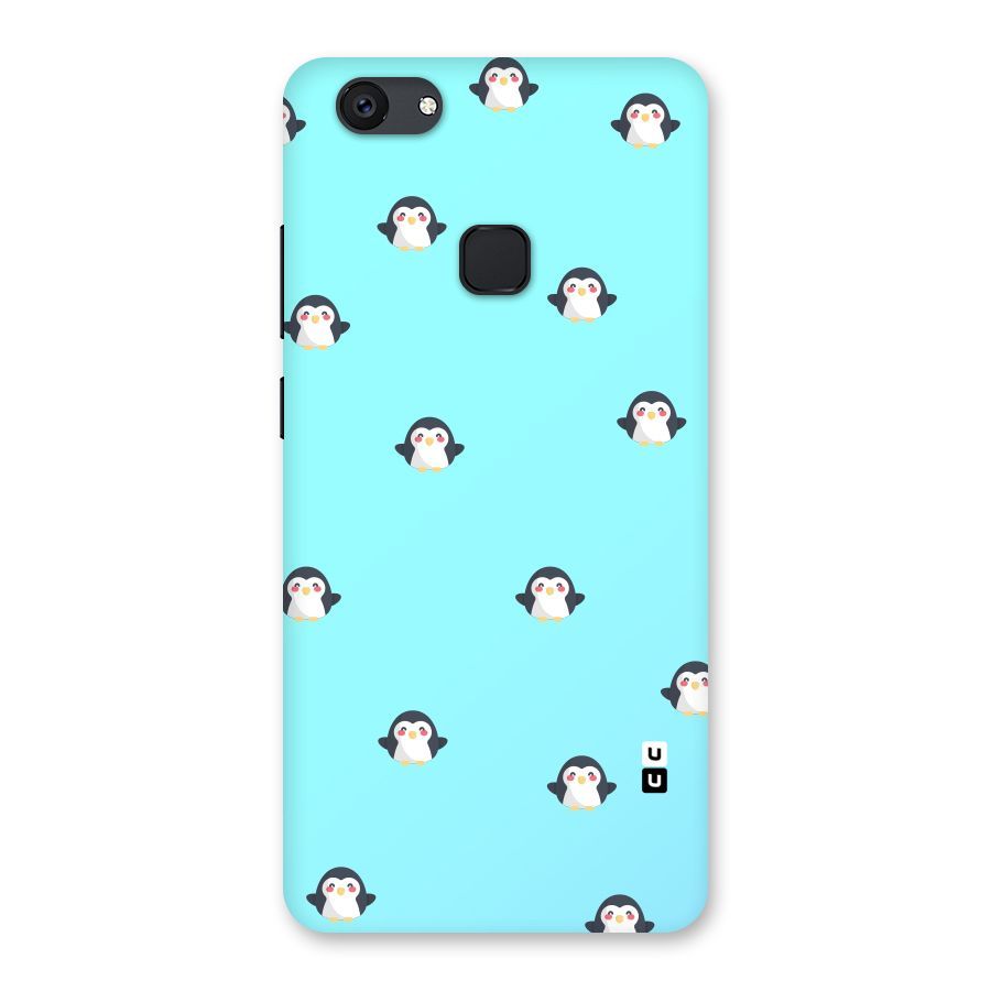 Penguins Pattern Print Back Case for Vivo V7 Plus