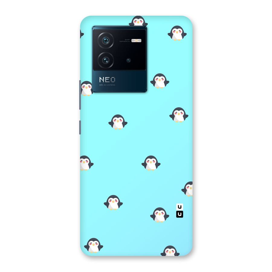 Penguins Pattern Print Back Case for Vivo iQOO Neo 6 5G