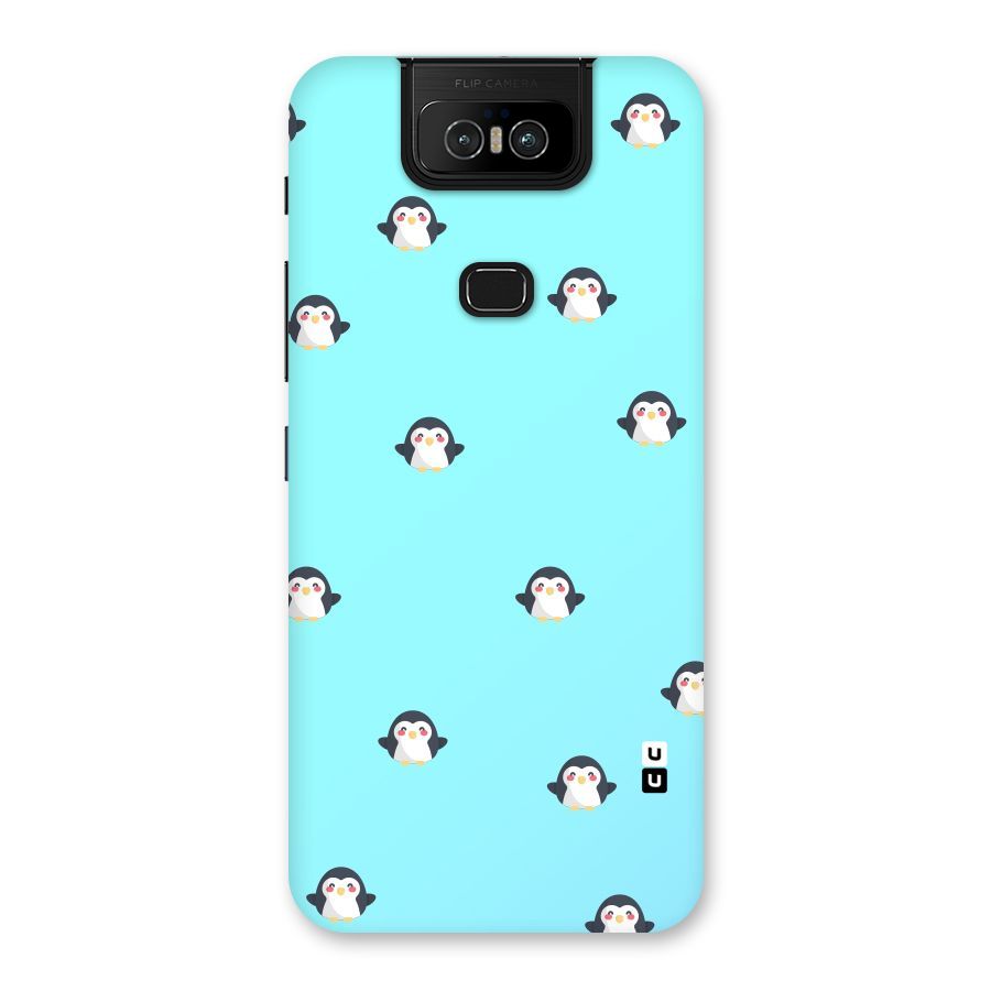 Penguins Pattern Print Back Case for Zenfone 6z