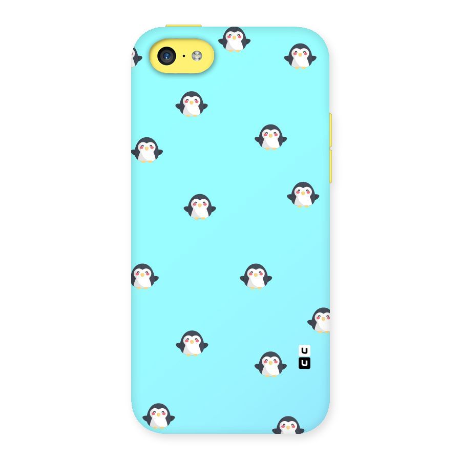 Penguins Pattern Print Back Case for iPhone 5C