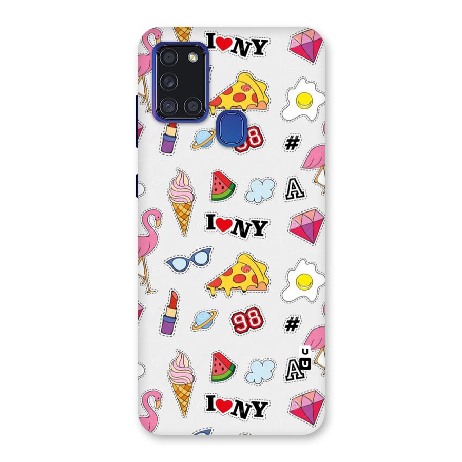 Personnel Quirk Back Case for Galaxy A21s