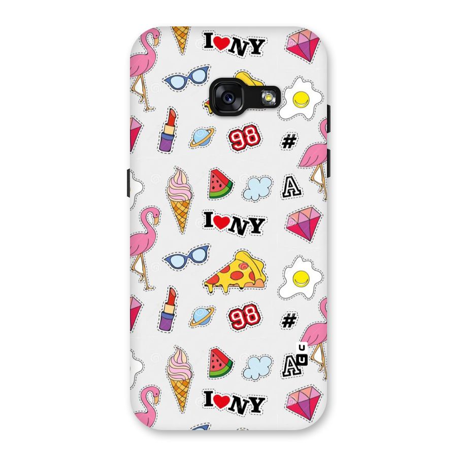 Personnel Quirk Back Case for Galaxy A3 (2017)
