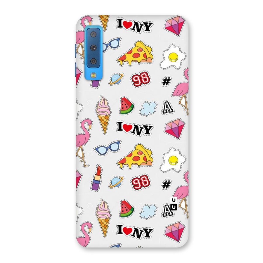 Personnel Quirk Back Case for Galaxy A7 (2018)