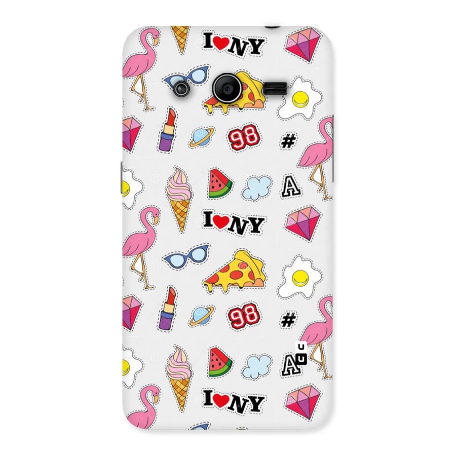 Personnel Quirk Back Case for Galaxy Core 2