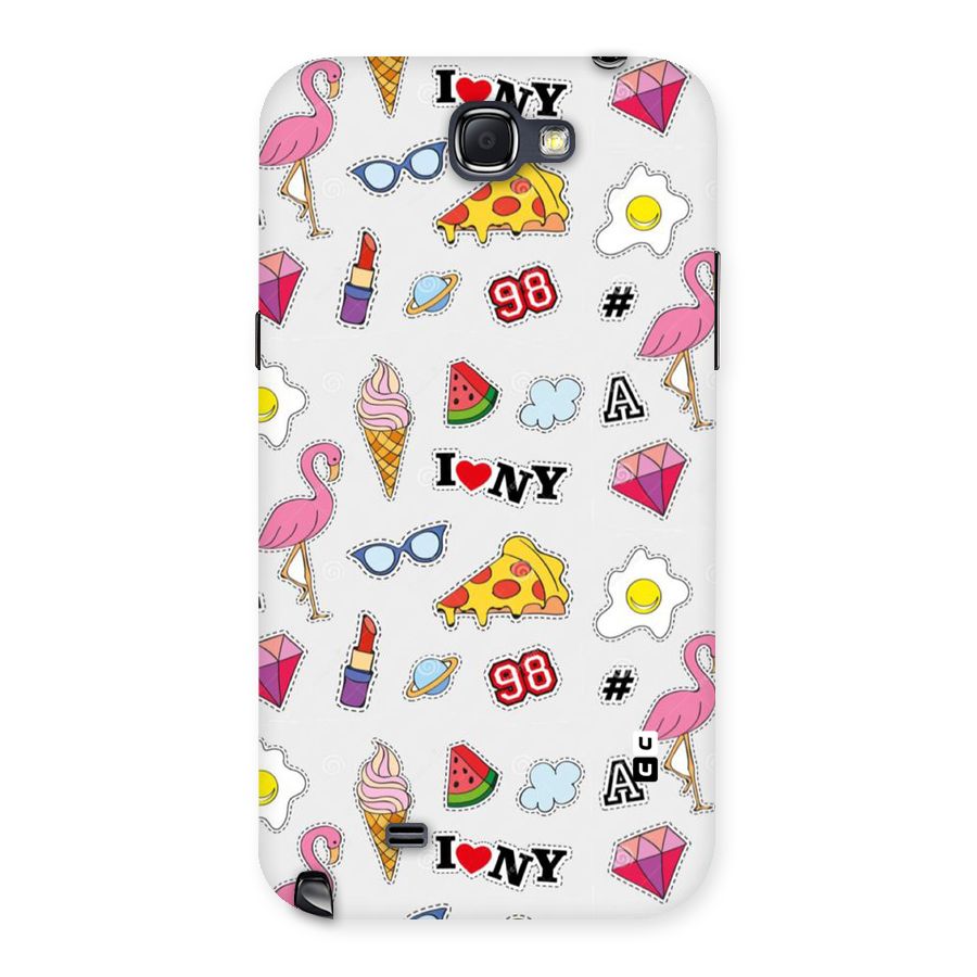 Personnel Quirk Back Case for Galaxy Note 2