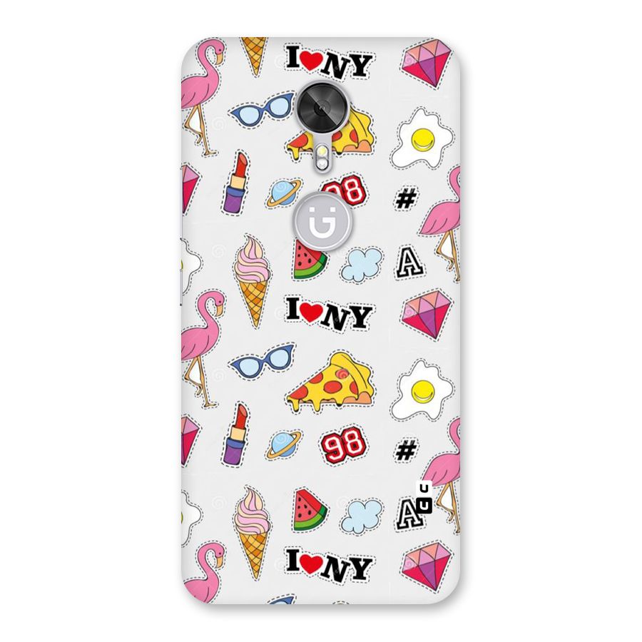 Personnel Quirk Back Case for Gionee A1