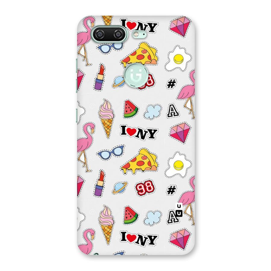 Personnel Quirk Back Case for Gionee S10