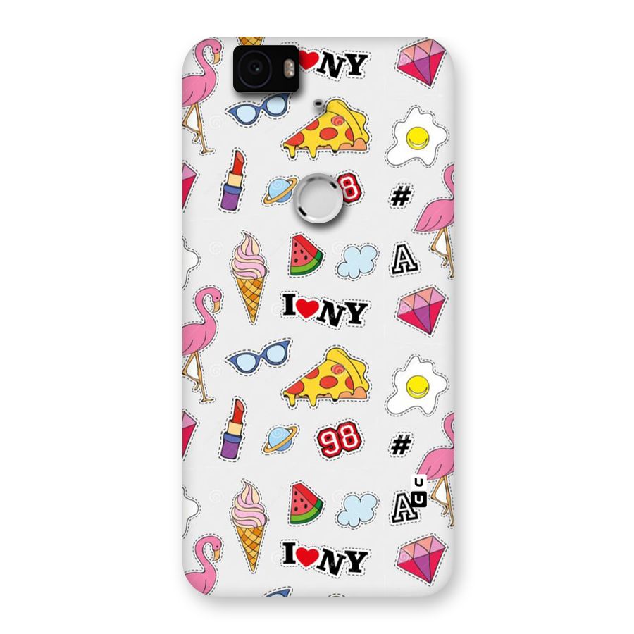 Personnel Quirk Back Case for Google Nexus-6P