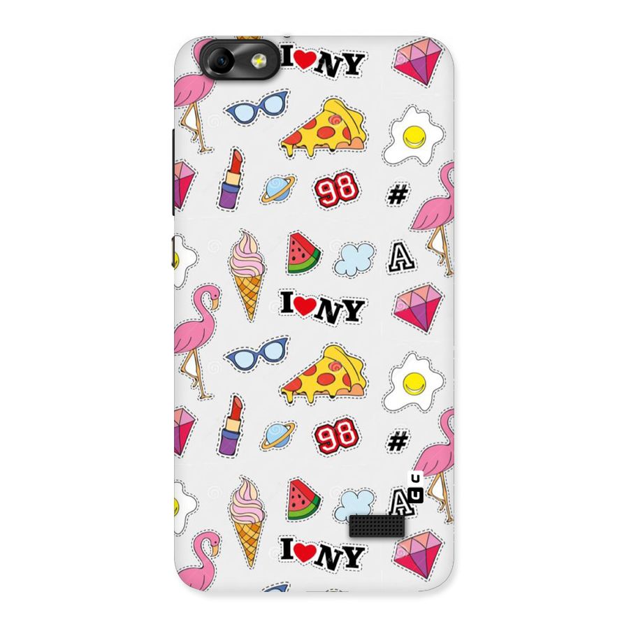 Personnel Quirk Back Case for Honor 4C