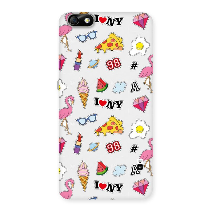 Personnel Quirk Back Case for Honor 4X