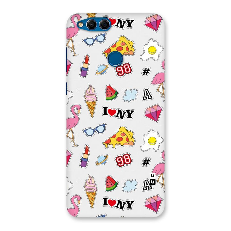 Personnel Quirk Back Case for Honor 7X