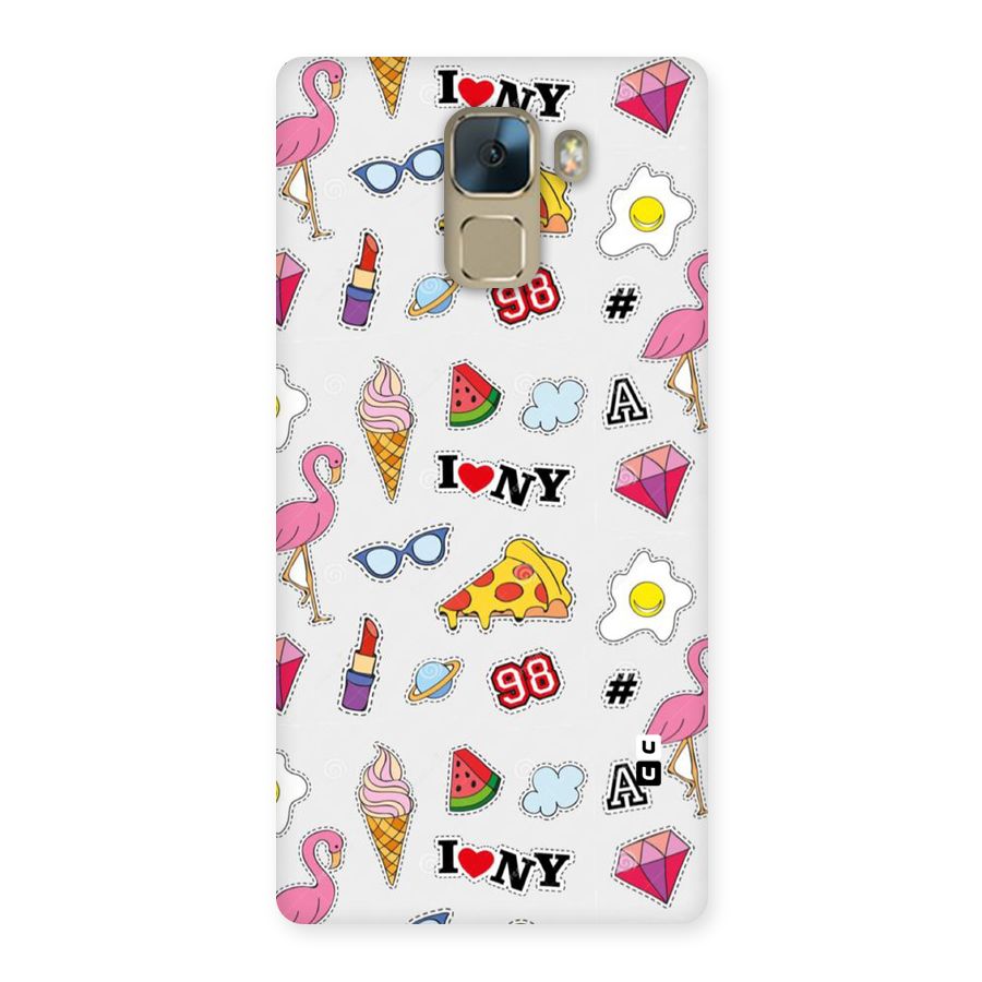 Personnel Quirk Back Case for Huawei Honor 7