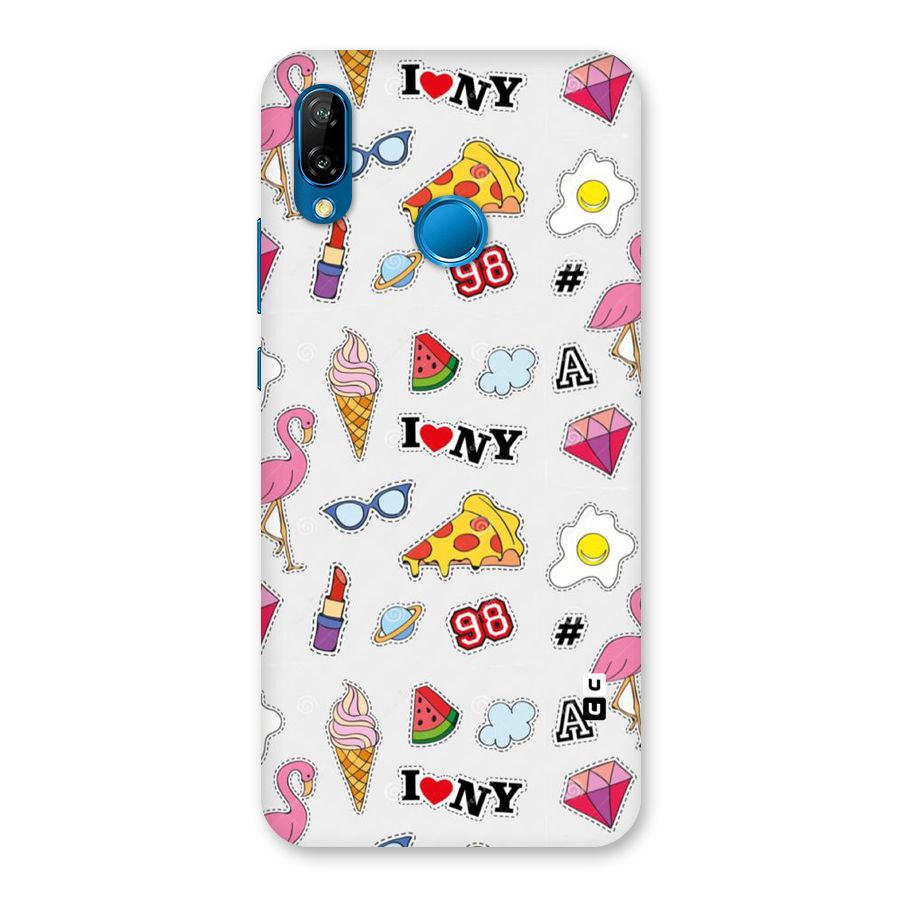 Personnel Quirk Back Case for Huawei P20 Lite