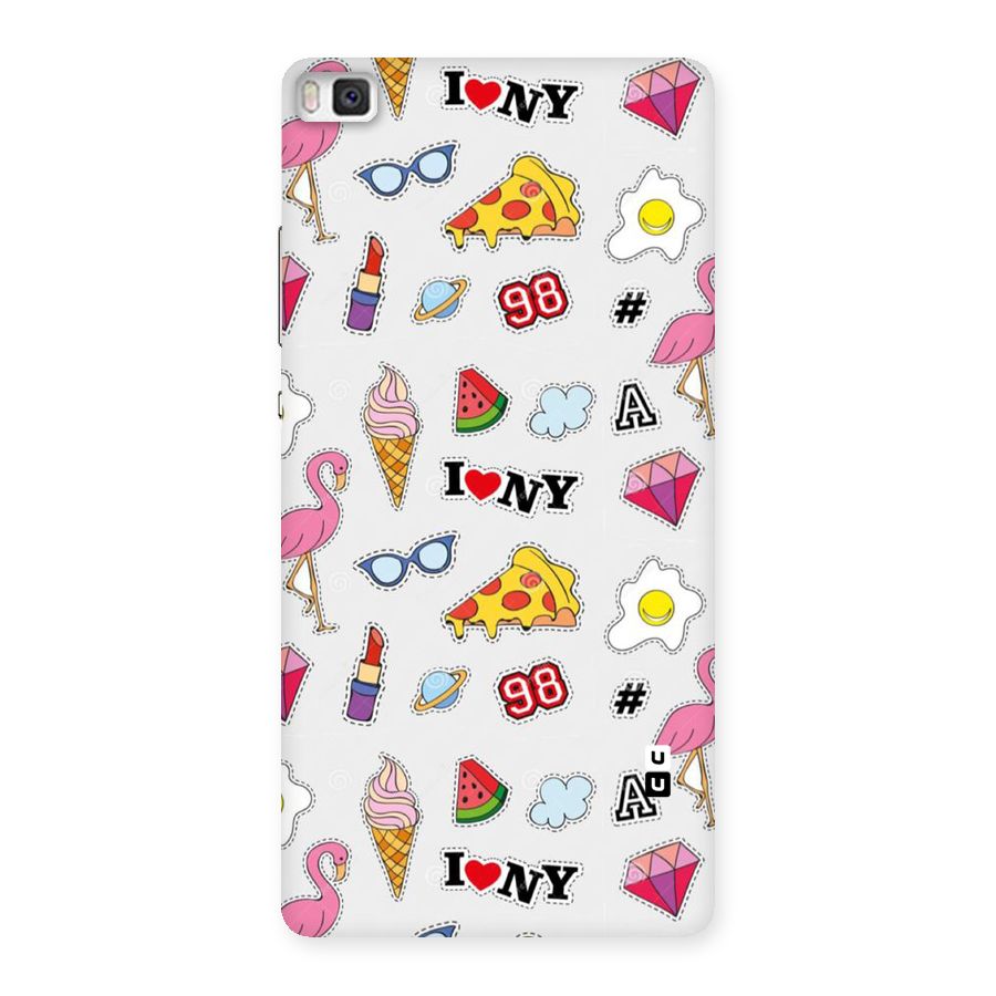 Personnel Quirk Back Case for Huawei P8