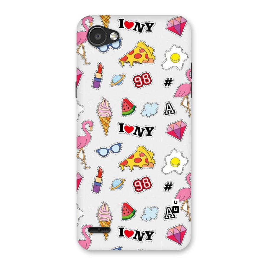 Personnel Quirk Back Case for LG Q6