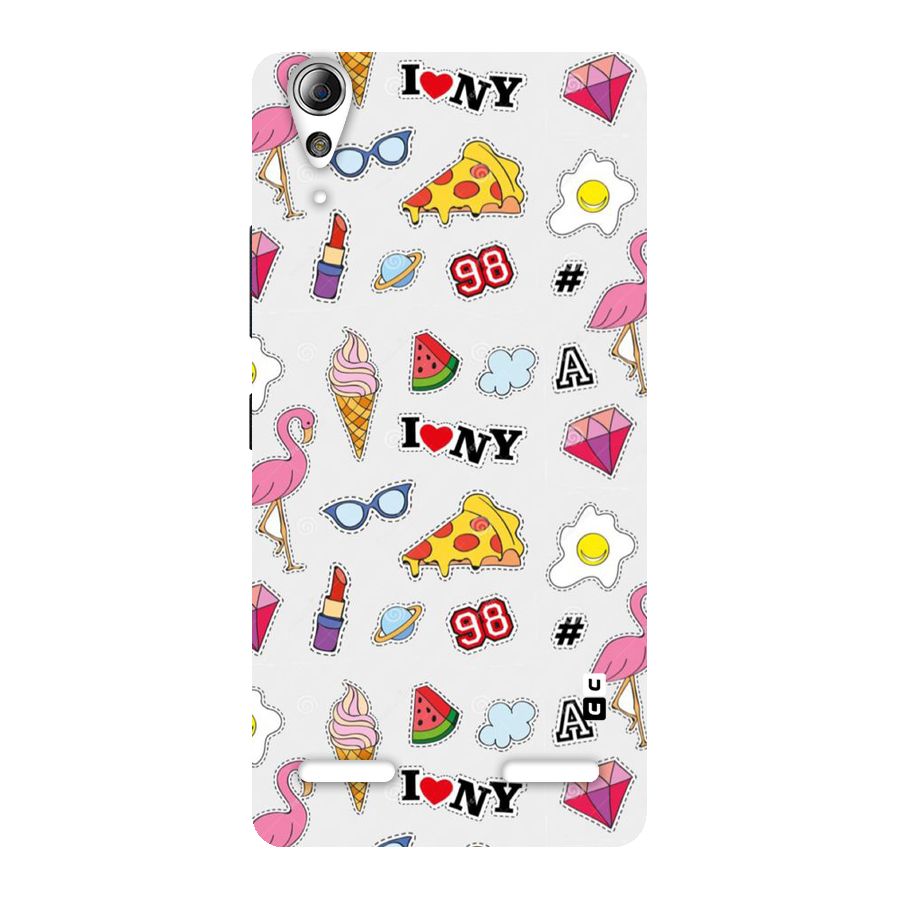 Personnel Quirk Back Case for Lenovo A6000 Plus