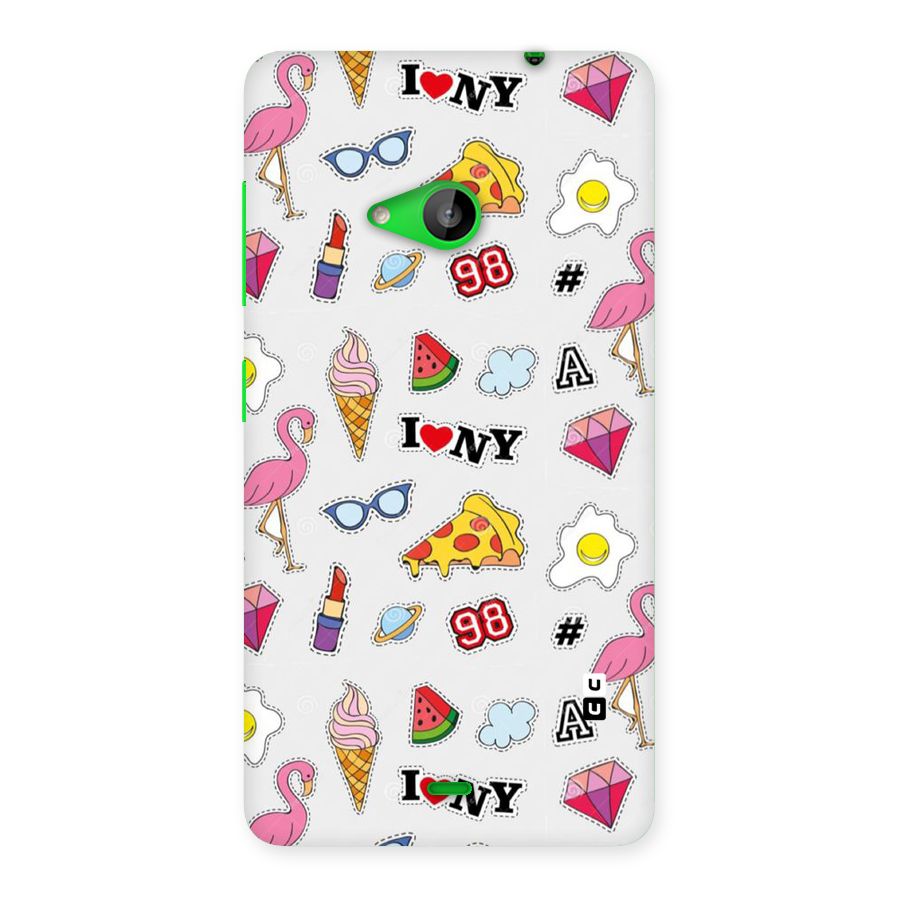 Personnel Quirk Back Case for Lumia 535