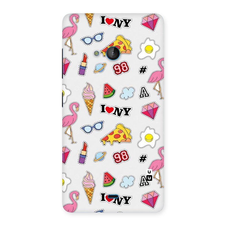 Personnel Quirk Back Case for Lumia 540
