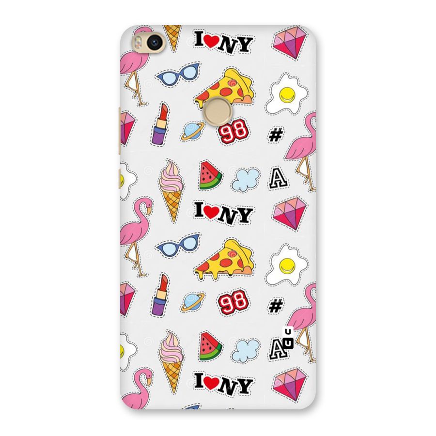 Personnel Quirk Back Case for Mi Max 2