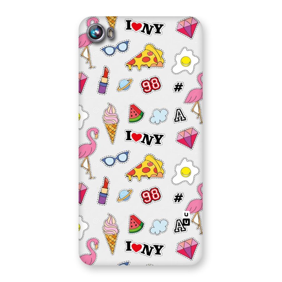 Personnel Quirk Back Case for Micromax Canvas Fire 4 A107