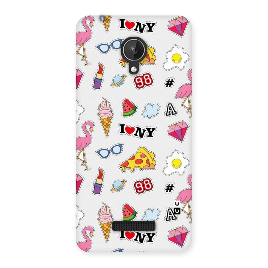 Personnel Quirk Back Case for Micromax Canvas Spark Q380