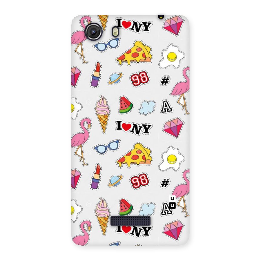 Personnel Quirk Back Case for Micromax Unite 3