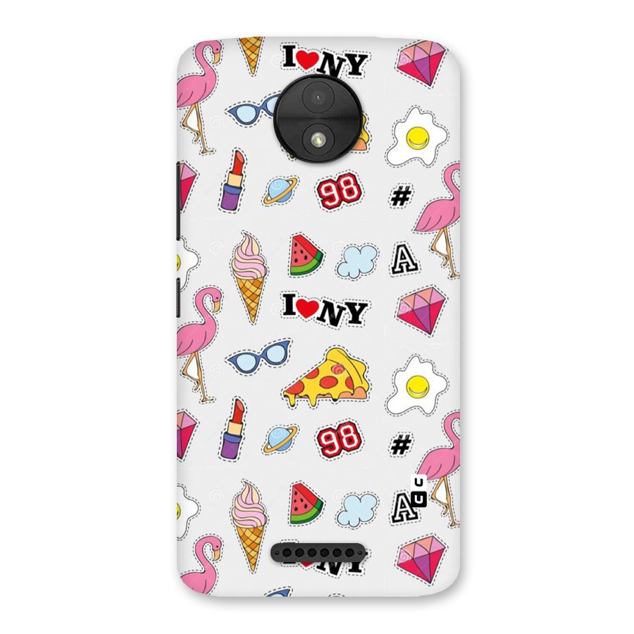 Personnel Quirk Back Case for Moto C
