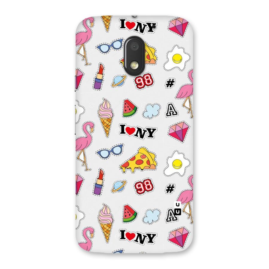 Personnel Quirk Back Case for Moto E3 Power