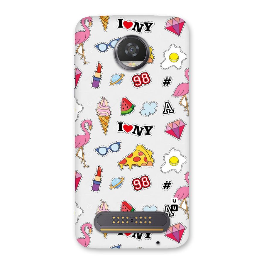 Personnel Quirk Back Case for Moto Z2 Play