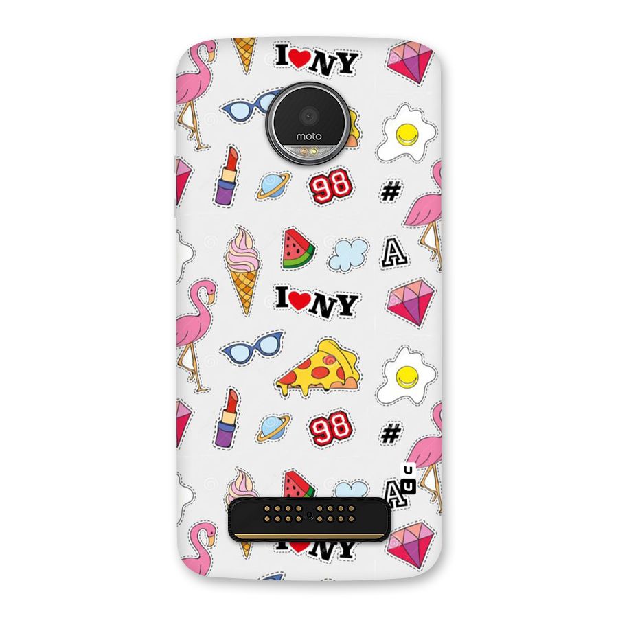 Personnel Quirk Back Case for Moto Z Play